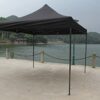 All Seasons Gazebos 3x3m Heavy Duty Fully Waterproof Pop up Gazebo With 4 Side Walls and Accessory Pack - Black