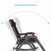 Heavy Duty Garden Furniture Sets Sun LoungerCamping Garden Chairs Folding Zero Gravity Deck Chair Recliner Reclining Waterproof Chaise Loungers M
