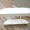 White Console Sofa Table Drawer Display Shelf Living Room Furniture Entry Way