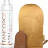 NYK1 TanForce Fake Tan Mousse 250ml AWARD WINNING Self Tan Natural Look Gradual Tan Self Tanning Lotion For Face And Body  Bronzing Tanning Mouss
