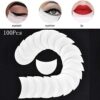 100 PCS Eyeshadow PadsEye Shadow Shield Protector Pads for Eyes Lips Makeup Application Tool