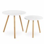 NXYJD Coffee Table Set of 2 Side Table Coffee Table Living Room Sofa Table Bedside Table in Living Room Furniture