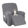 Jaotto Copripoltrona Relax Reclinabile, Fodere Copripoltrona 1 Posto Universal, Modern Copripoltrona Relax Elettrica Reclinabile Con Bag Lavabile