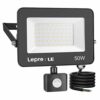 Lepro Security Lights Outdoor Motion Sensor, 50W PIR Sensor Security Light, 4200 Lumens Super Bright, Ultra Thin, Water-Resistant Flood Light for