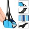 supregear Foot Hammock, Adjustable Airplane Footrest Portable Foot Hammock Under Desk for Flight Bus Train Office Home Comfortable Travel Accesso