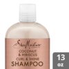 Shea Moisture Coconut  Hibiscus Curl  Shine Shampoo and Conditioner Set Wsilk Protein and Neem Oil 13 Oz Bottles by Shea Moisture