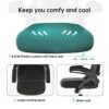 YONISEE Office Chair - Ergonomic Desk Chair with Adjustable Lumbar Support,Flip-up Armrest & Headrest, Comfy Seat Cushion Swivel Computer High Ba