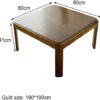 Kotatsu Table Futon Table Living Room Furniture Heating Tea Table in Winter Living Room Heating Table Balcony Casual Japanese Stove Coffee Table