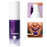 Purple Colour Corrector Toothpaste V34plus Color Corrector Purple Toothpaste for Teeth Whitening Whitening Toothpastes Stain Removal  Teeth Clean