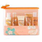 Sanctuary Spa Gift Set Petite Retreat Travel Bag With Shower Gel Body Scrub Body Lotion Bubble Bath Vegan Beauty Gift Gifts For Women Gift For He