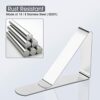 PAXCOO Table Cloth Clips, 30 Pieces Stainless Steel Table Cover Clamps for Indoor & Outdoor Tables Use, Adjustable Table Cloth Holders for Picnic