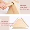 Small Household Table Outdoor Willow Nesting Side Table Simple Creative Triangle Coffee Table Small MultiFunction Plant Stand for Balcony Living