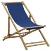 HOUKAI Bamboos and Canvas Patio Chair Adjustable Fishing Picnic Chair Outdoor Furniture Color  D Size  One size