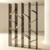 TOYOMO Modern Transparent Display Stand Acrylic Bookcase Vertical Storage Shelf Cabinet Console Table Showcase For Living Room Entryway Exhibitio