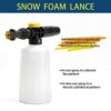 YUET Jet Bottle Snow Foam Lance Cannon Washer for Karcher K2 K3 K4 K5 K6 K7, Kärcher Soap Generator High Pressure Car Foamer Wash Adjustable Spra