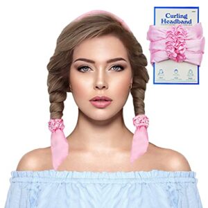 Heatless Curling Rod Headband No Heat Silk Curls Headband Wave Hair Curlers Hair Rollers Sleeping Soft Lazy Curler Set DIY Hair Styling Tools Sui