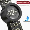Dowsabel Ring Sizer Measuring Tool, Reusable Finger Size Measuring Tape with Magnified Glass, Clear and Accurate Jewelry Sizing Tool 1-17 USA Rin