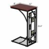 Side table type C antique style sofa coffee table coffee table suitable for homeroomoffice