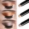 BTremary 3PCS Glitter Eyeshadow Stick Sets Matte and Shimmer Eye Brightener Stick Cream Eyeshadow Pencil Crayon Long Lasting Waterproof Eye Shado