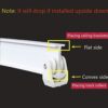 5M Ceiling Curtain Track Flexible Curved Curtain RailBendable Curtain Track for Bay Windows RV Room Divider Curtain Rods80pcs Rollers15pcs Ceilin