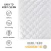 SLEEP ZONE Cooling Mattress Topper King Size Mattress Pad, Quilted Fitted Mattress Cover, Machine Washable, Soft Fluffy Down Alternative, Deep Po