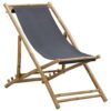 HOUKAI Bamboos and Canvas Patio Chair Adjustable Fishing Picnic Chair Outdoor Furniture Color  D Size  One size