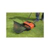 BLACK+DECKER Lawn Raker 600 W with Large Capacity Front Loading Grass Box and Heigh Adjustment System GD300-GB, Orange, 24x50x50 cm