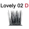 Cluster Lashes QUEWEL 72 Pcs DIY Cluster Eyelash Extension Soft Individual Eyelashes D Curl Eyelash Clusters MIX816mm Length Lightweight For Pers