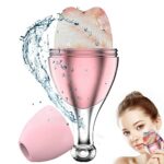 Ice Roller For Face and Eyes Gua Sha Face Massage Facial Beauty Ice Roller Care Tools for Eye Puffiness Brighten and Tighten Skin Icing the Skin