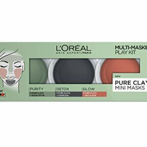 LOral 3 Pure Clays MultiMasking Face Mask Play Kit 3 x 10ml
