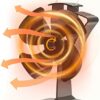 Wood Stove Fan Log Burner Fan Woodburner Fireplace Fan Fire Fan for Wood Burning Stove Top Heat Powered Eco Friendly