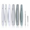 URAQT 15PCS Nail Files Professional Nail File Set Curved Fingernail Files DoubleSided Emery Board Manicure Tools for Home and Salon Use 100180 gr