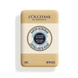 LOCCITANE Shea Milk Extra Rich Solid Soap 250g Shea Butter Luxury Soap Gentle and Moisturising