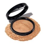 LAURA GELLER NEW YORK AwardWinning Baked BalancenBrighten Color Correcting Powder Foundation  Golden Medium  Buildable Light to Medium Coverage