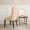 Velvet Wingback Side Chair Cover，Stretch Dining Chair Cover Slipcover Washable Armchair Protector,Seat Cover For Dining Room Banquet Home Wedding