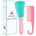 Hair BrushDetangle Hair Brush Detangler Brush for Women Men Adults Kids Afro American Type 3a4c Detangling Nylon Bristle Brush for Kinky Curly Co