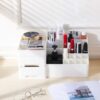 JIUJ Beauty Multifunction Makeup Jewelry Organiser Cosmetic Accessories Make Up Storage Boxes White
