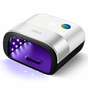 Led Nail Lamp SUNUV 48W Professional Nail Dryer for Gel Polish Curing Light Machine with Automatic Sensor and LCD Display for Home and Nail Salon