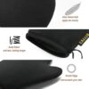 EVYTTA Fake Tan Mitt Set  Self Tanning Mitt Set 3 in 1 with Self Tan Mitt Glove Back Tanner Applicator Mini Tanning Mit Velvet Tanning Mitt Tanni