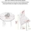 JUAN Office Reception Room Table Conversation Table Set Dining Table and Chair Combination Modern Design Leisure Table 80cm Marble Round Table Si