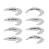 16Pcs Eyeliner Stencils Eyeliner Eyeshadow Stencils Cat Kit Eyeliner Stencil Stickers Stamp Pads Smokey Eye Shadow Eyeliner Stencil Molds Quick E