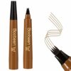 Boobeen Waterproof Eyebrow Tattoo Pen  Microblading Eyebrow Pencil with a MicroFork Tip Applicator  Creates Natural Looking Brows Effortless