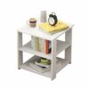 JJZXD Mini Simple Modern Bedstand Wood Night Table Living Room Bedside Cabinet Bedroom Nightstand Storage Cabinet Home Furniture Color  C