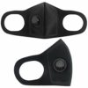 SponDuct Black Elastic Foam Sponge Face Mask Pack of 6 masks Washable  Reusable Breathable Mouth  Nose Cover with Exhalation Valve