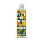 Faith In Nature 300 ml Natural Grapefruit and Orange Body Wash Invigorating Vegan and Cruelty Free No SLS or Parabens