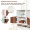Tektalk Console Table Sofa Table Side Table Entryway Table for Hallway Entryway Living Room White
