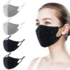 Cloth Face Masks with Nose Wire 3D Shape Adjustable Earloop Washable and Reusable Face Mask for Men Women