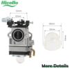 Hicello Carburetor Carb Petrol/Gas with Repair Kits Multi Tool Brush Cutter Grass Trimmer Parts Fit for MP15 43CC 52CC CG430 CG520 BC430 BC520