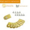 Headley Tools Replacement Robotic Mower Blades (Titanium Coating) For Husqvarna Automower,Gardena Robot Mower (30pcs)