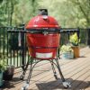 Kamado Joe KJ-ALUMN, Durable, Heat Resistant Aluminum Side Shelves in Black, Compatible Classic I, II, III